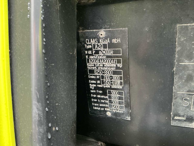 2007 claas arion 610 vierwielaangedreven landbouwtractor - afbeelding 13 van  17