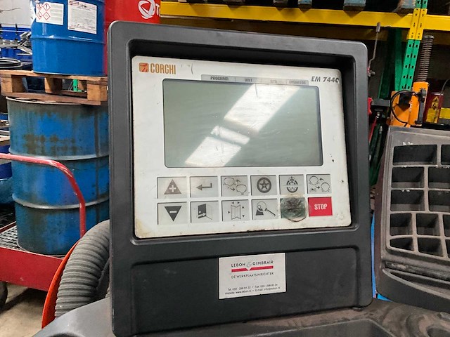 2007 corghi em 7440 banden balanceerapparaat - afbeelding 5 van  7