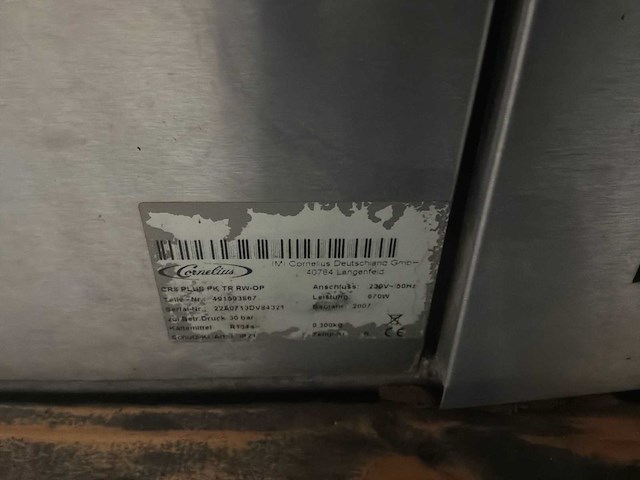 2007 cornelius cr8 plus pk tr rw-op tapinstallatie - afbeelding 5 van  9