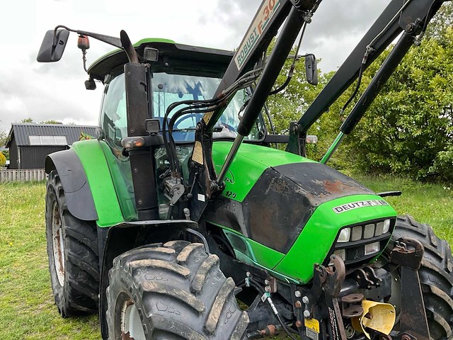 2007 deutz-fahr agrotron k120 vierwielaangedreven landbouwtractor met voorlader - afbeelding 11 van  31
