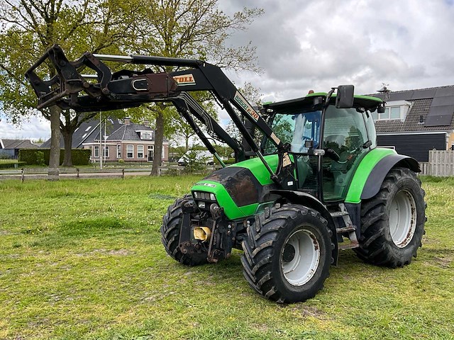 2007 deutz-fahr agrotron k120 vierwielaangedreven landbouwtractor met voorlader - afbeelding 2 van  31
