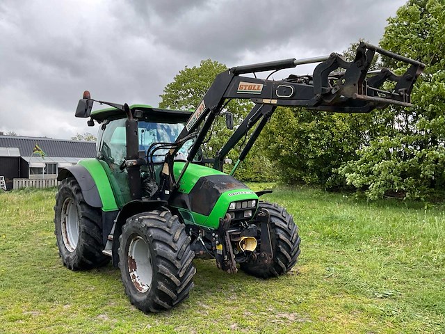 2007 deutz-fahr agrotron k120 vierwielaangedreven landbouwtractor met voorlader - afbeelding 4 van  31