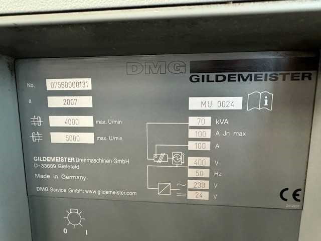 2007 dmg gildemeister gmx 200 cnc-draaibank - afbeelding 4 van  12