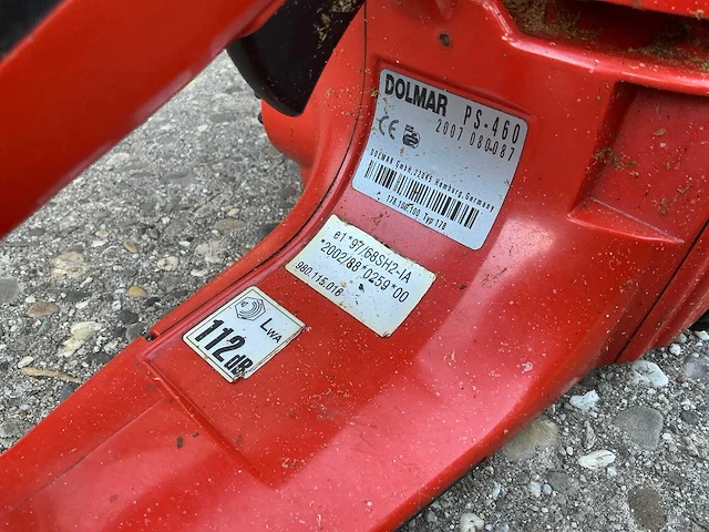 2007 dolmar ps-460 kettingzaag - afbeelding 5 van  5