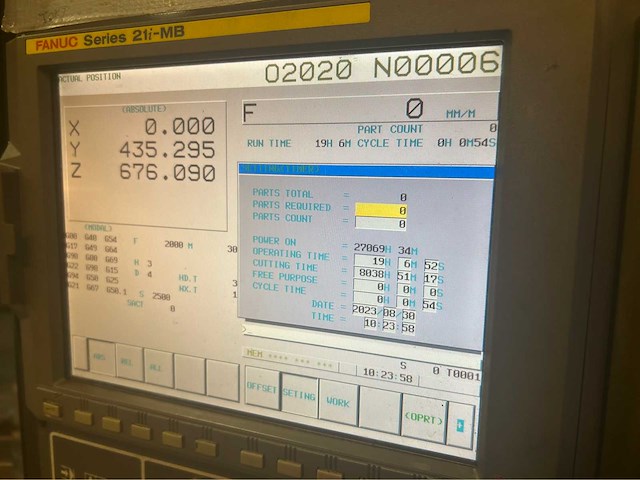 2007 doosan mynx 650 cnc universele machinecentrum - afbeelding 11 van  15