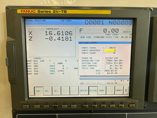 2007 doosan puma 400b cnc-draaibank - afbeelding 15 van  16