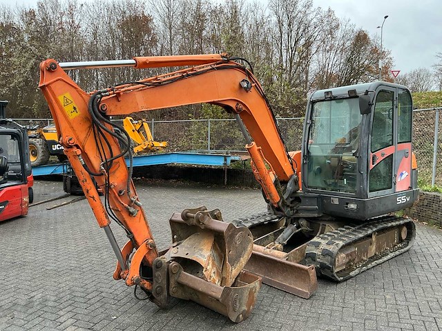 2007 doosan solar 55v midigraafmachine - afbeelding 1 van  40