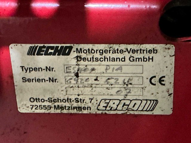 2007 echo es-400pia blad en afvalzuiger - afbeelding 8 van  8