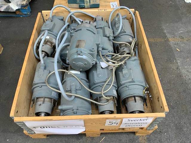 2007 emod wk90/4-100t tandwielkast reductor motor (9x) - afbeelding 1 van  4