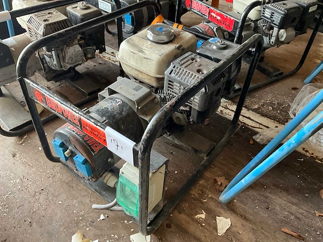 2007 europower ep3300 3 kva stroomaggregaat - afbeelding 1 van  6