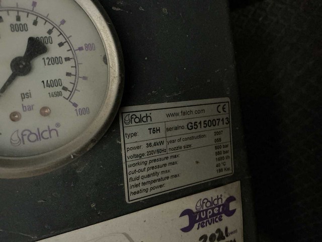2007 falch t5h mobiele hogedrukreiniger - afbeelding 5 van  20