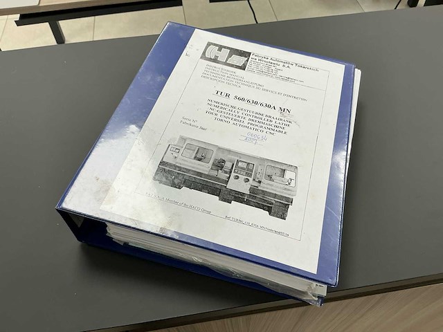 2007 fat s.a. tur 630mn teach-in draaibank - afbeelding 15 van  26