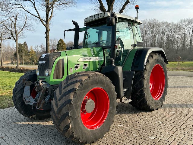 2007 fendt 820 vario tms vierwielaangedreven landbouwtractor - afbeelding 1 van  2