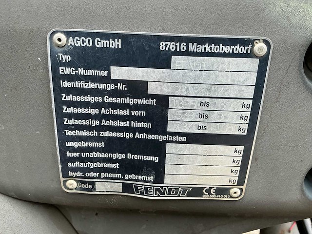 2007 fendt 933 vierwielaangedreven landbouwtractor - afbeelding 36 van  42
