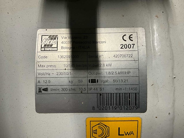 2007 fiac-compressor - afbeelding 8 van  8