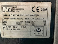 2007 fini bsc 15-10 luchtcompressor - afbeelding 3 van  11