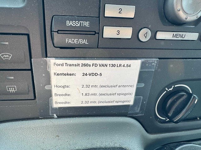 2007 ford transit 260s 2.2 tdci dc invalide vervoer rolstoel gehandicapte 24-vdd-5 - afbeelding 23 van  26