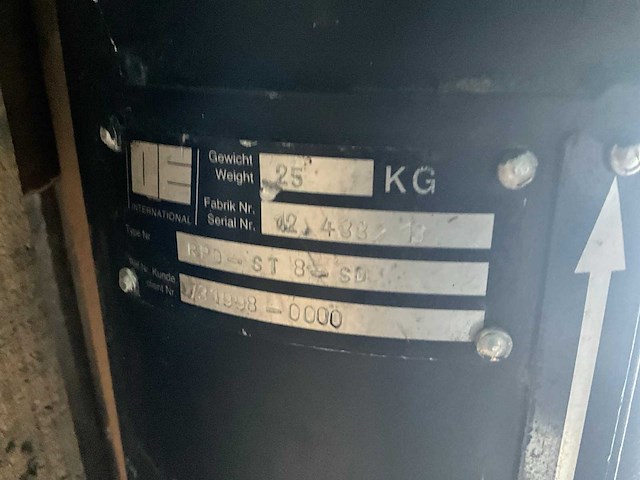 2007 gardner / denver vlr 251 vacuümpomp - afbeelding 6 van  6