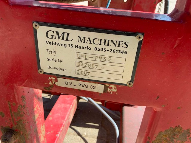 2007 gml pvs2 veldspuit - afbeelding 9 van  11