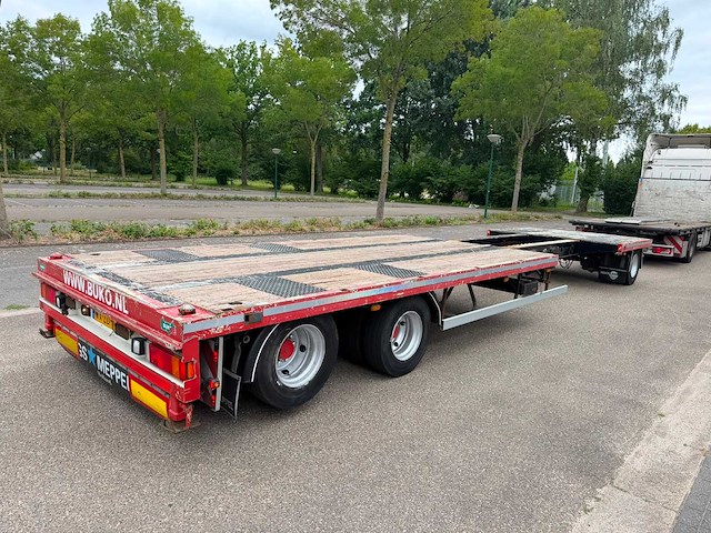 2007 gs meppel av-2800 lcu uitschuifbare vlakke aanhanger - afbeelding 23 van  31