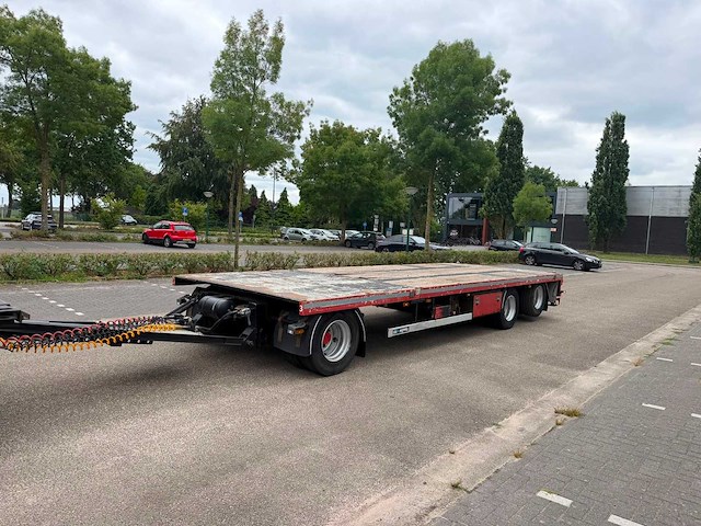 2007 gs meppel av-2800 lcu uitschuifbare vlakke aanhanger - afbeelding 15 van  22