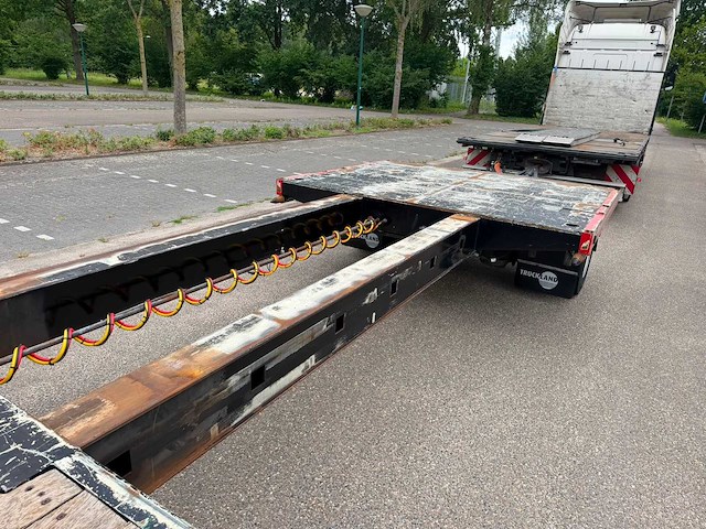 2007 gs meppel av-2800 lcu uitschuifbare vlakke aanhanger - afbeelding 20 van  22