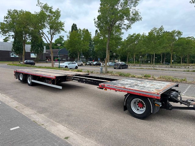 2007 gs meppel av-2800 lcu uitschuifbare vlakke aanhanger - afbeelding 21 van  22