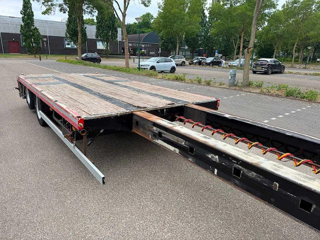 2007 gs meppel av-2800 lcu uitschuifbare vlakke aanhanger - afbeelding 30 van  31