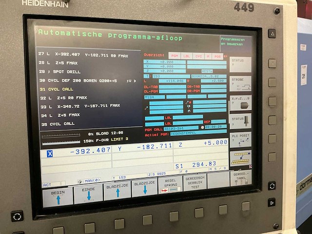 2007 hartford mvp-13 verticaal bewerkingscentrum - afbeelding 20 van  31