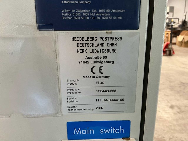 2007 heidelberg stahlfolder ti-40 vouwmachine - afbeelding 9 van  19