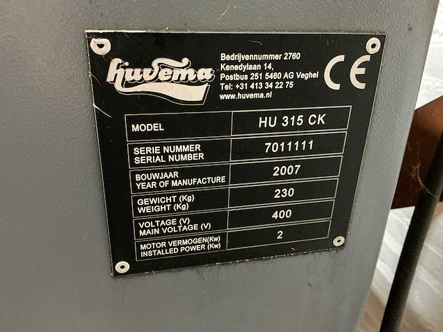 2007 heri hu315ck afkortcirkelzaagmachine - afbeelding 8 van  11