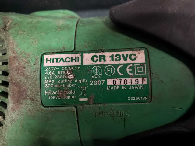 2007 hitachi cr13vc reciprozaagmachine - afbeelding 1 van  2