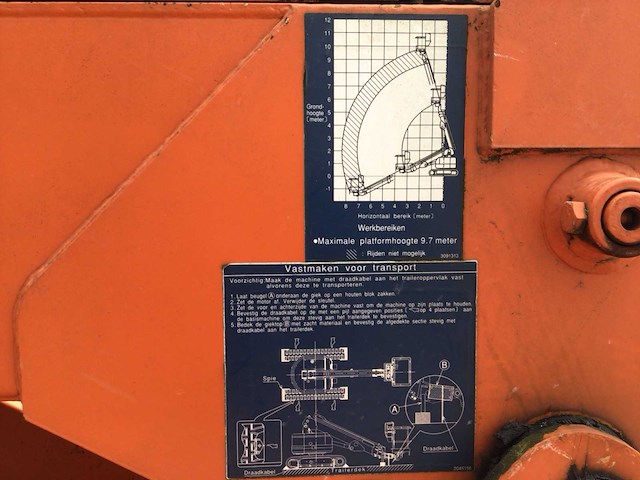2007 hitachi hx99b2 hoogwerker - afbeelding 12 van  14