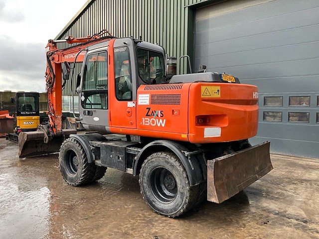 2007 hitachi zx130w mobiele graafmachine - afbeelding 23 van  33