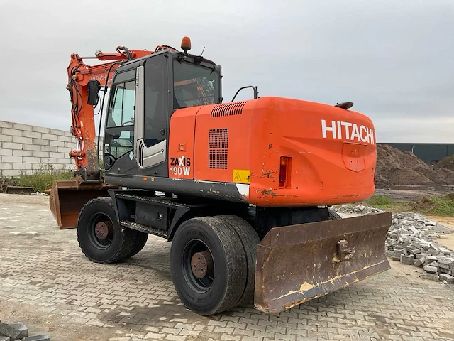 2007 hitachi zx190w-3 banden graafmachine - afbeelding 11 van  25