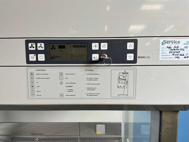 2007 holten afzuigkast microbiological safety cabinet - afbeelding 2 van  4