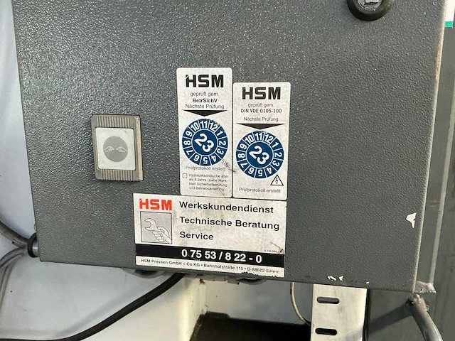 2007 hsm v-press 1160 plus afvalpers - afbeelding 4 van  10
