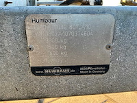 2007 humbaur hmba-2032 807.a10 multitransporter aanhangwagen - afbeelding 3 van  11