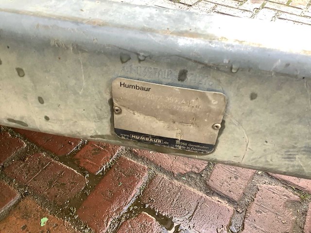 2007 humbaur hs2000 machine transporter aanhangwagen - afbeelding 7 van  7