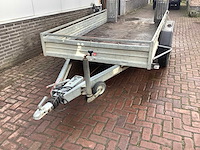 2007 humbaur hs2000 machine transporter aanhangwagen - afbeelding 2 van  4