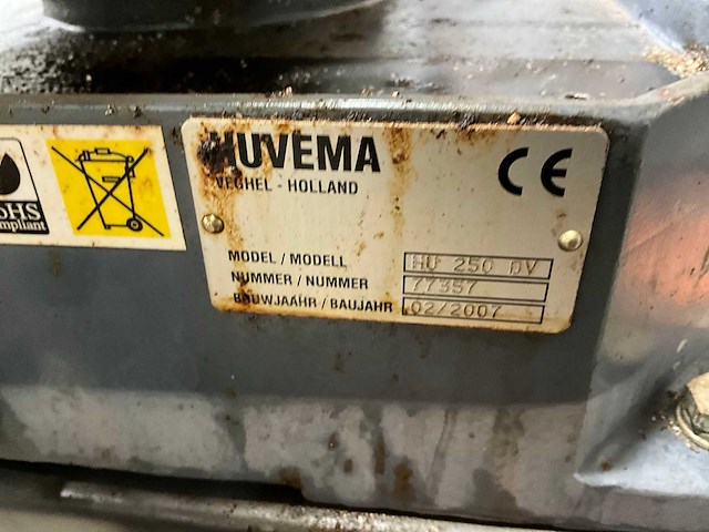 2007 huvema hu 2dv afkortcirkelzaagmachine - afbeelding 9 van  9