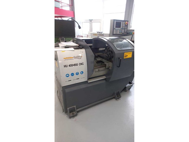 2007 huvema hu 400 x 850 cnc draaibank - afbeelding 1 van  7
