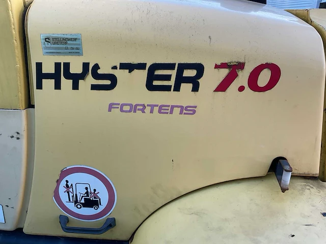 2007 hyster h7.0ft vorkheftruck - afbeelding 11 van  33