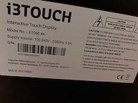 2007 i3touch e1086 4k interactive touchscreen 86" - afbeelding 4 van  4