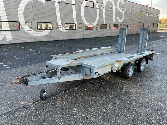 2007 ifor williams trailers gx125hd machinetransporter wz-bv-94 - afbeelding 1 van  17