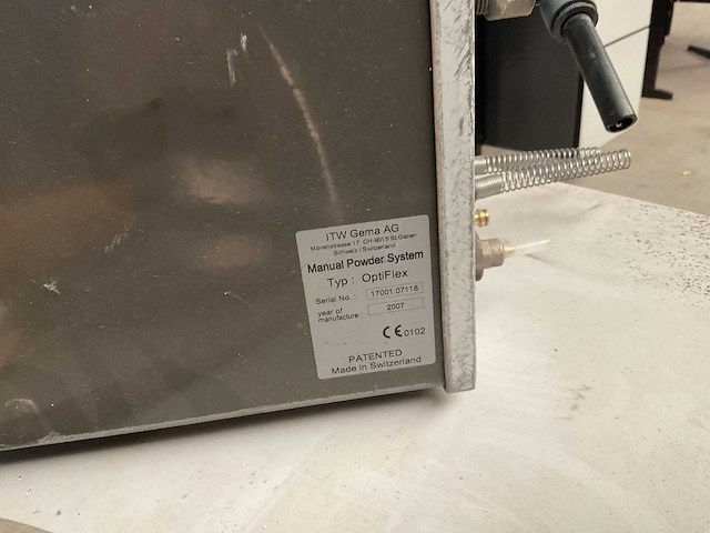 2007 itw gema ag optiflex besturingsunit met pistool tbv poedercoating - afbeelding 4 van  5