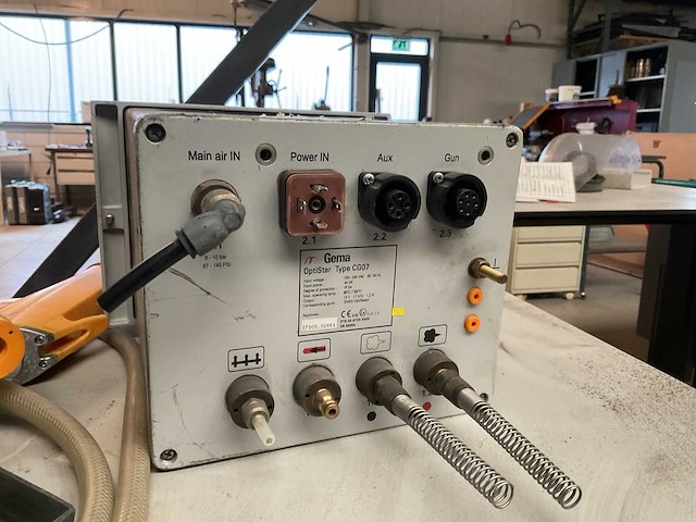 2007 itw gema ag optiflex besturingsunit met pistool tbv poedercoating - afbeelding 5 van  5