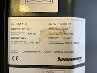 2007 jungheinrich - ekx515k - smallegangentruck / reachtruck - afbeelding 18 van  40