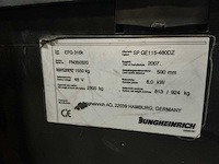 2007 jungheinrich efg316k vorkheftruck - afbeelding 10 van  19