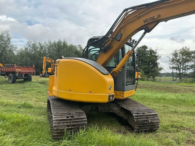 2007 kato hd308 rupsgraafmachine - afbeelding 19 van  21